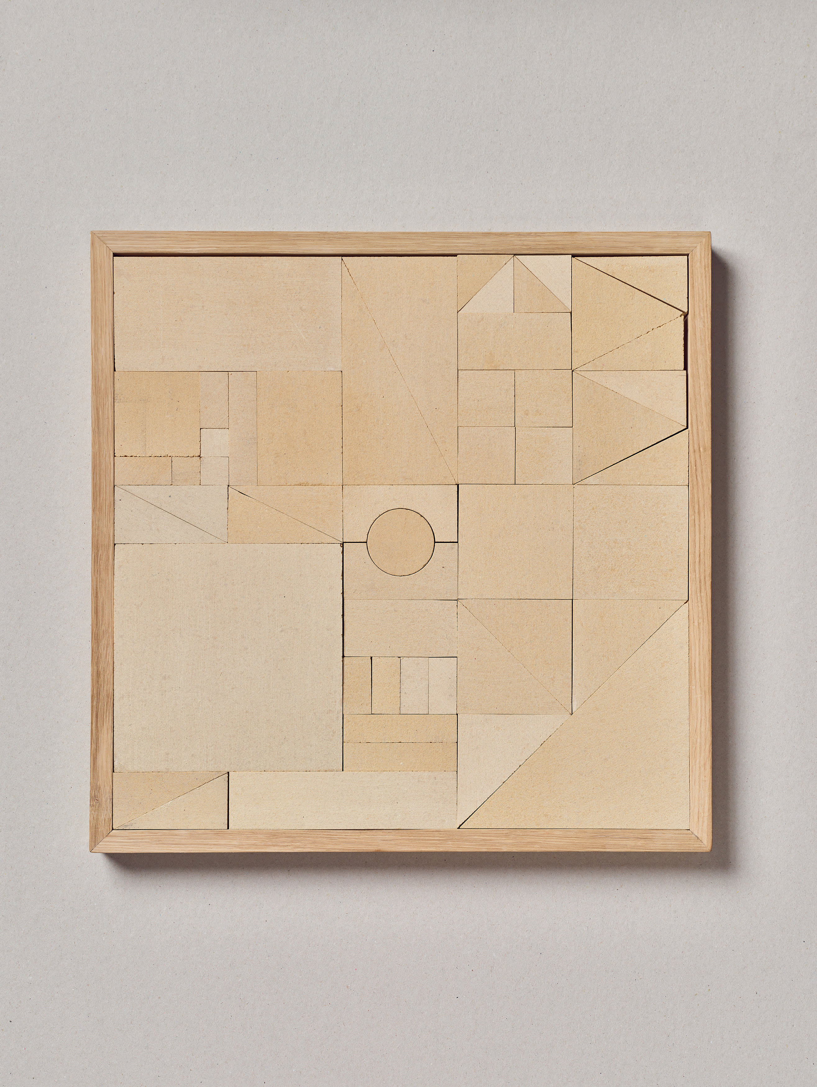 Local linoleum block set made as part of the V&A commission.
