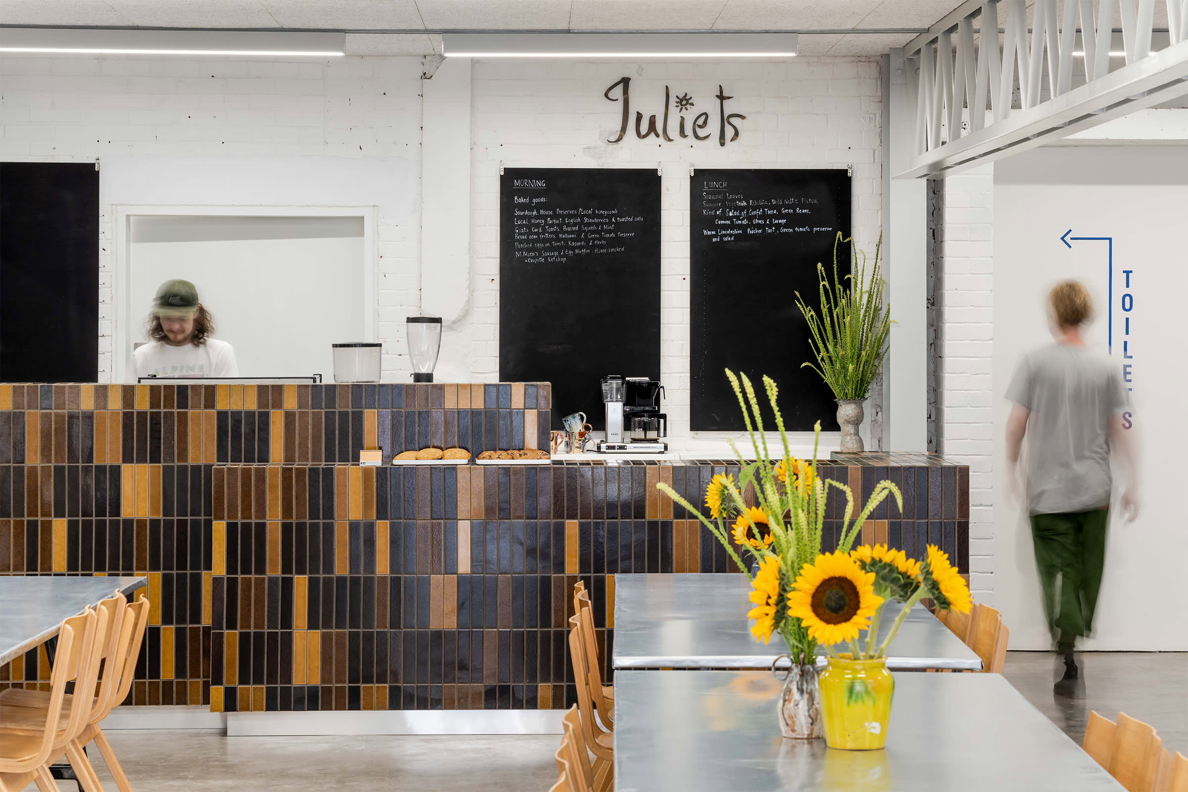 Juliets Café and Bar, Studio Voltaire Courtesy of Juliets and Studio Voltaire Credit French+Tye c@