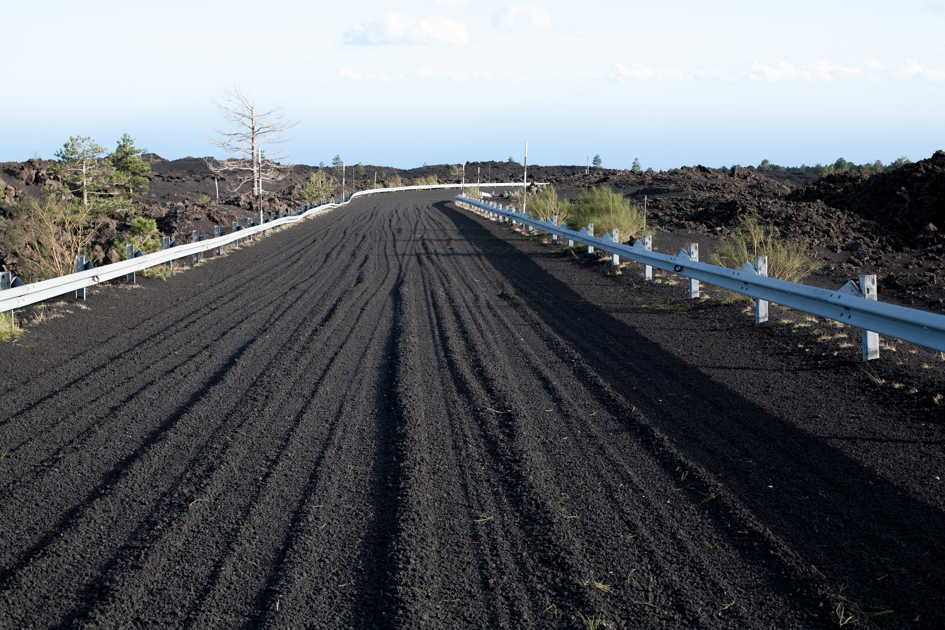 effects of Etna's eruptions on surrounding landscapes. 